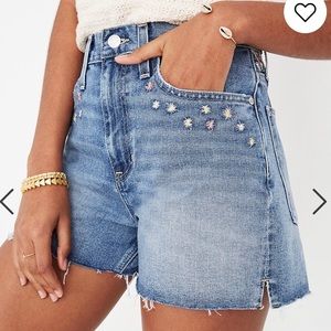 Madewell Embroidered “Perfect Vintage Short”